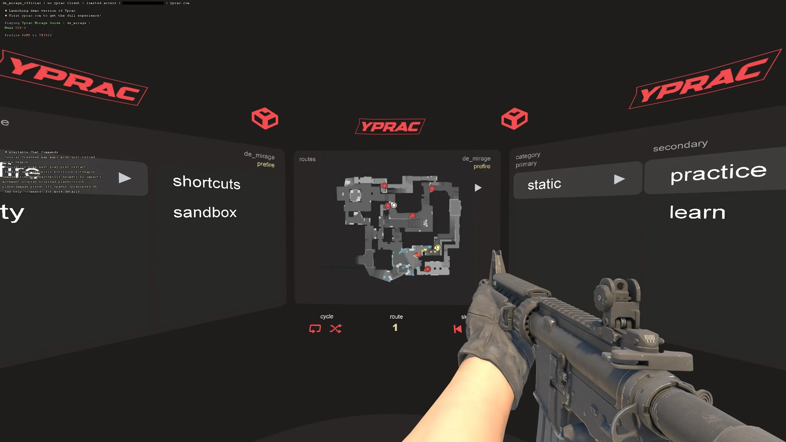 Yprac Aim Trainer — structured aim drills with scoring