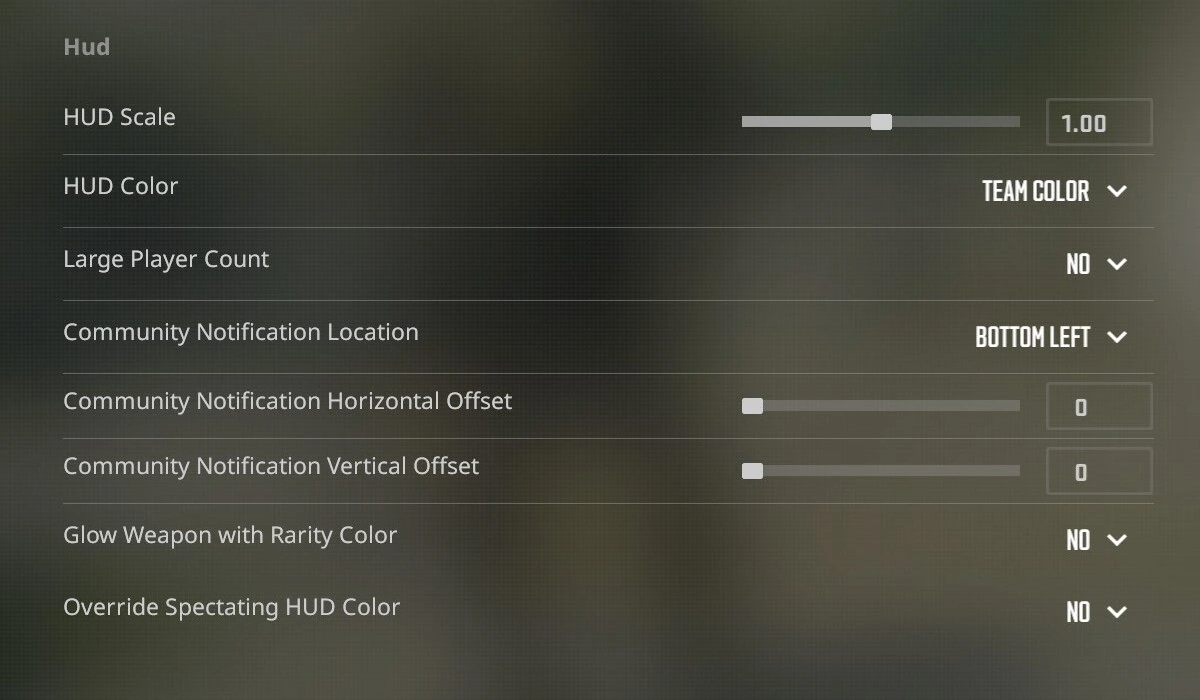 CS2 HUD Example