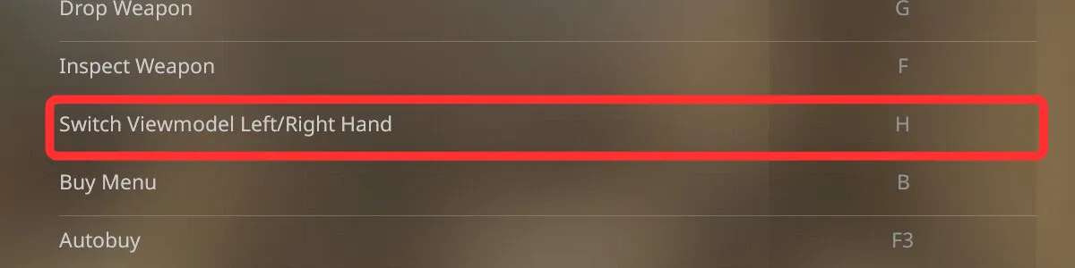 Switch Hands With Game Settings